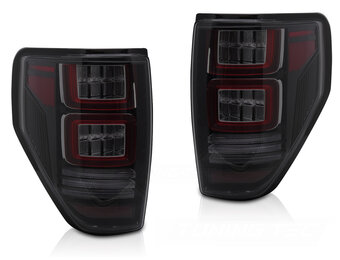 Achterlichten geschikt voor Ford F150 08-14 Smoke LED Dynamisch Knipperlicht