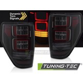 Achterlichten geschikt voor Ford F150 08-14 Smoke LED Dynamisch Knipperlicht