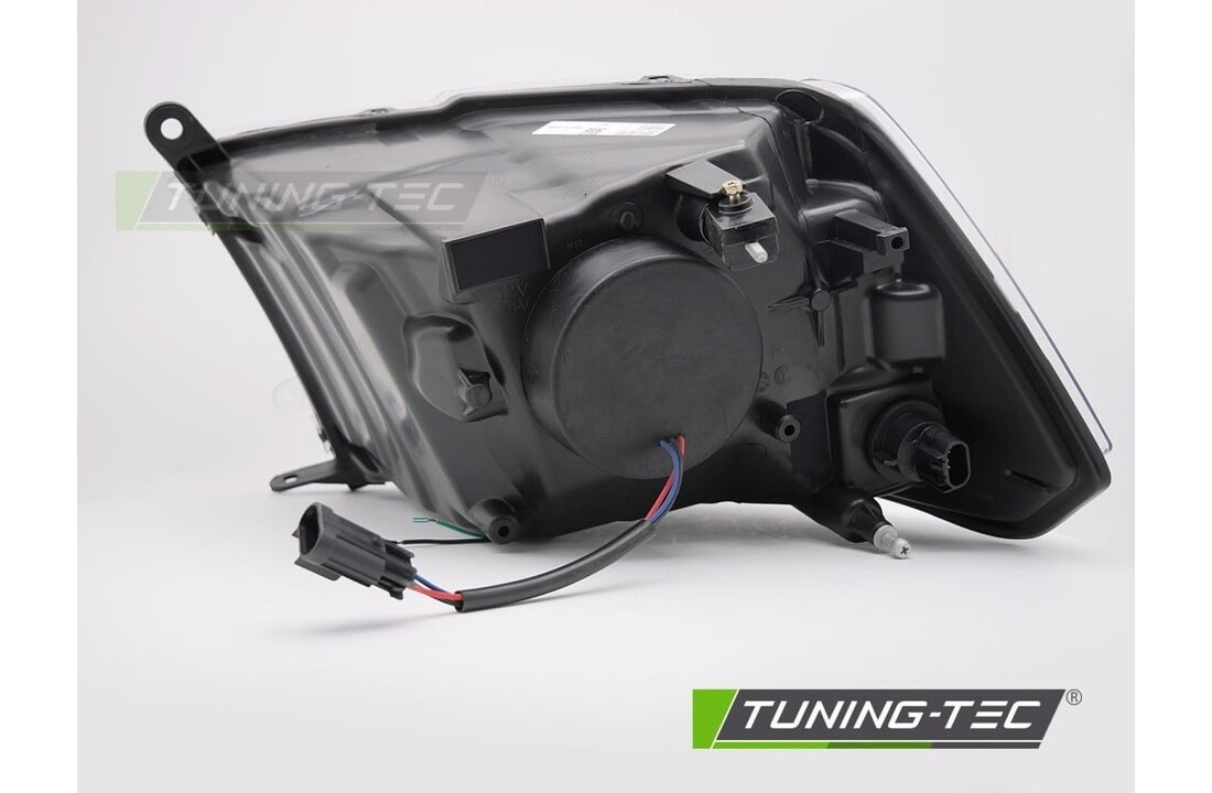 Koplampen Dodge Ram 09-18 Tube Light Zwart LED