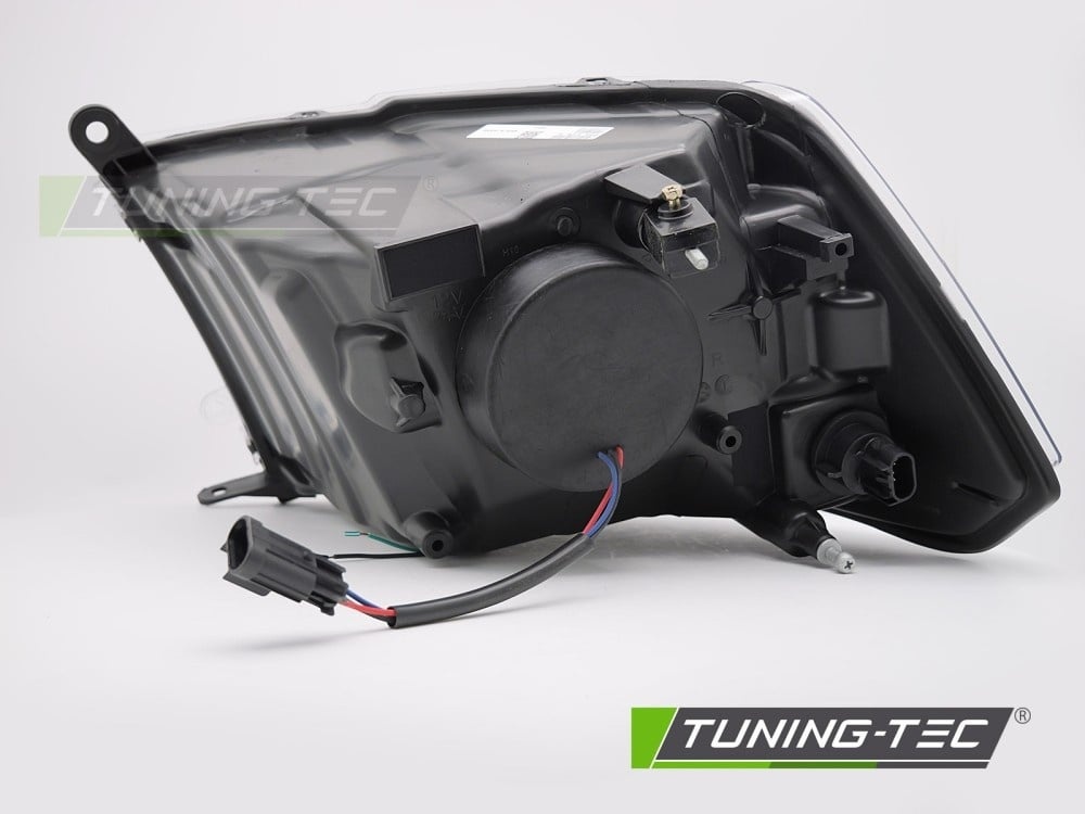 Koplampen Dodge Ram 09-18 Tube Light Zwart LED
