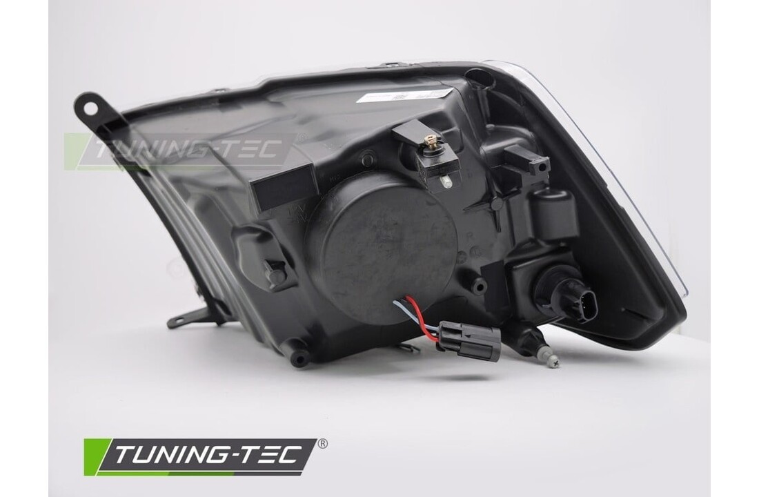 Koplampen Dodge Ram 09-18 Tube Light Projector Zwart