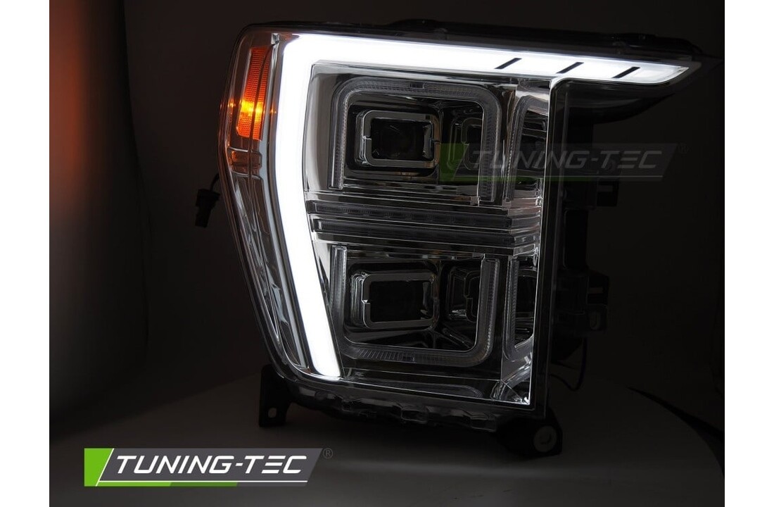 LED Koplampen Tube Light Chroom geschikt voor Ford F150 MK14 20-23