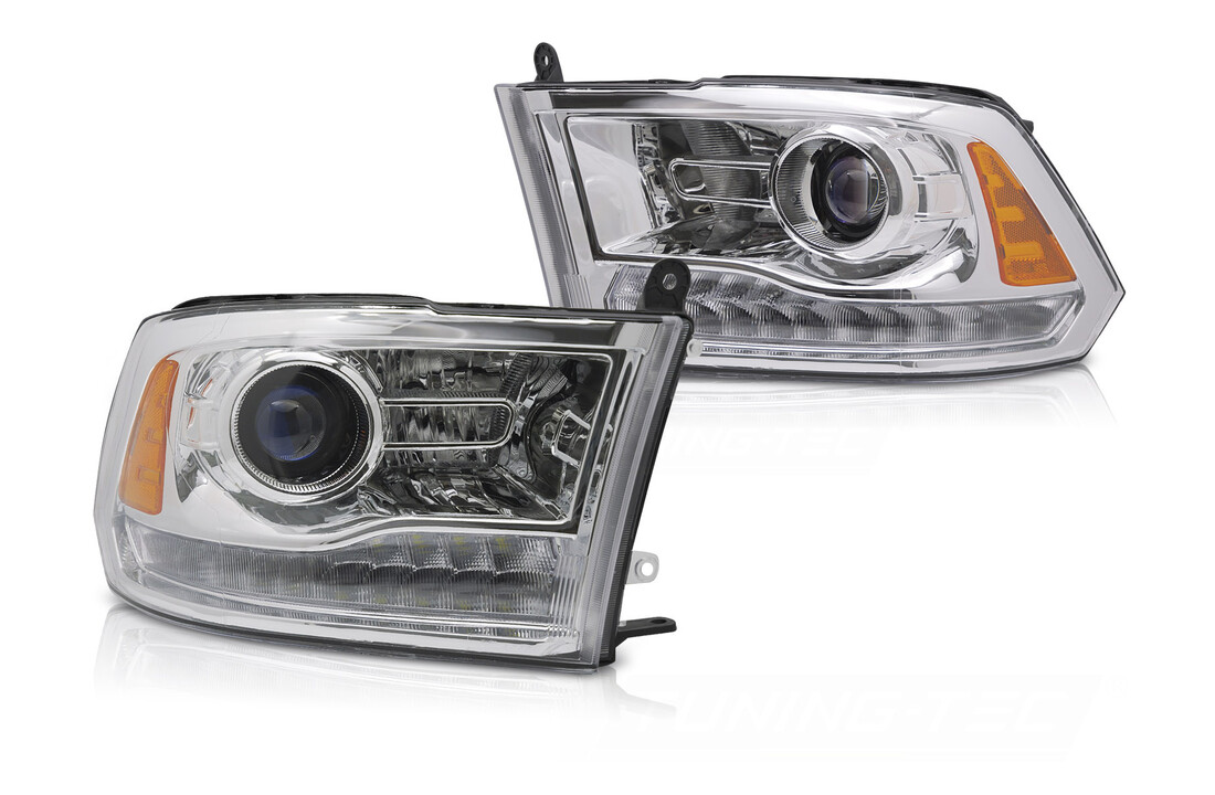 Koplampen Dodge Ram 2009-2018 Chroom