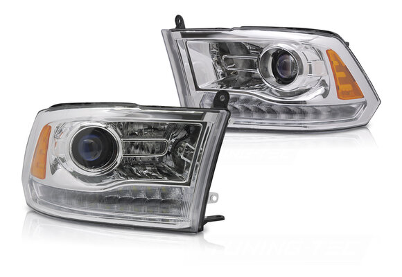 Koplampen Dodge Ram 2009-2018 Chroom