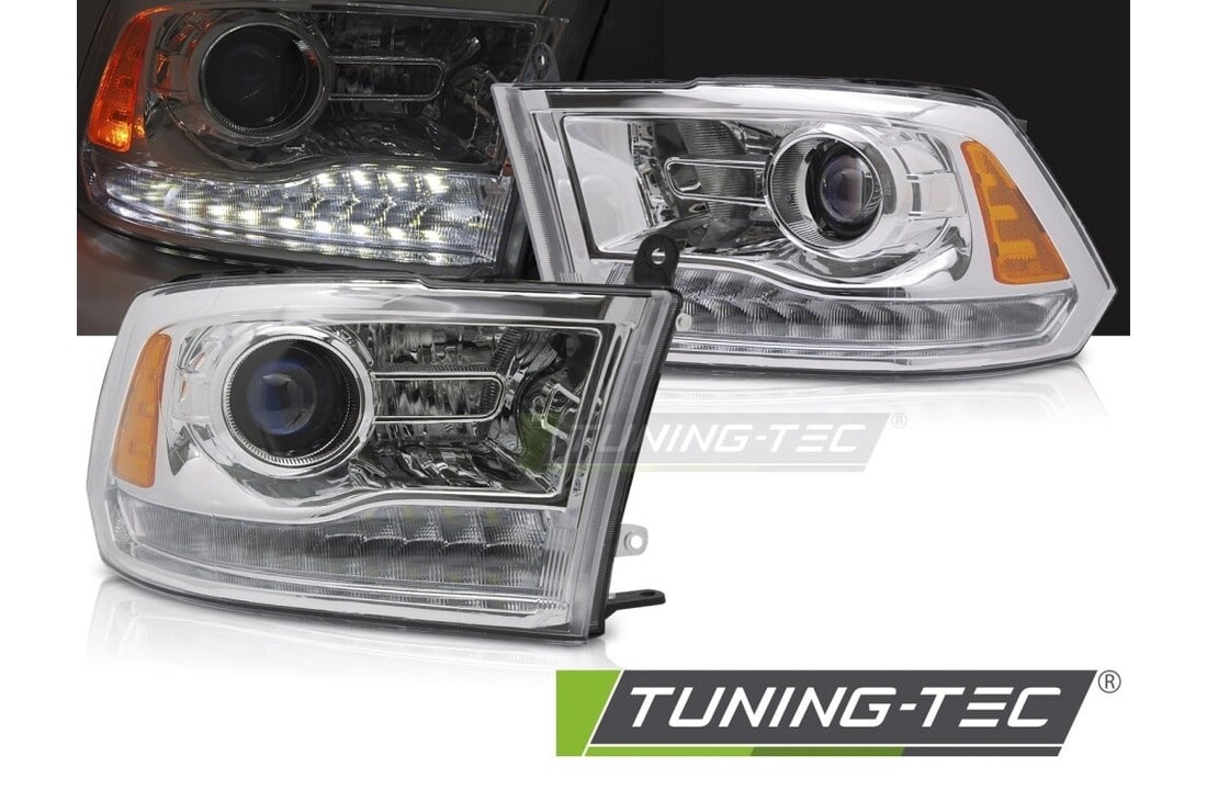 Koplampen Dodge Ram 2009-2018 Chroom