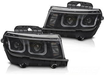 Koplampen Chevrolet Camaro 2013-2015 LED Zwart