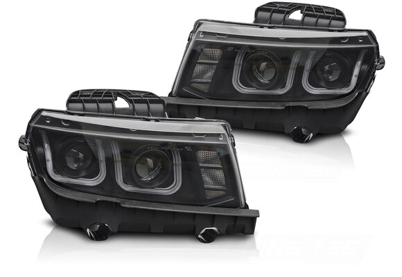 Koplampen Chevrolet Camaro 2013-2015 LED Zwart