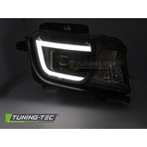 Koplampen Chevrolet Camaro 09-13 LED Tube Licht Zwart
