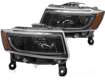 Koplampen LED Tube Light Zwart Jeep Grand Cherokee 2014-2016