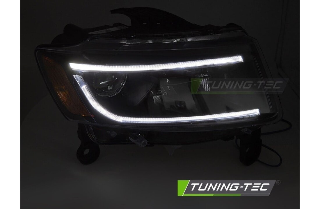 Koplampen LED Tube Light Zwart Jeep Grand Cherokee 2014-2016