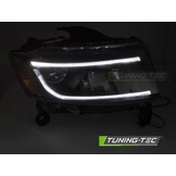 Koplampen LED Tube Light Zwart Jeep Grand Cherokee 2014-2016