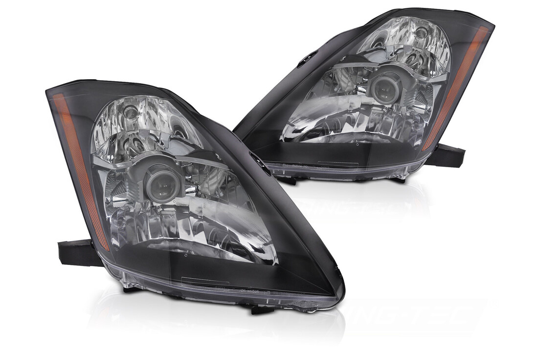 Koplampen ZWART geschikt voor NISSAN 350Z 03-05