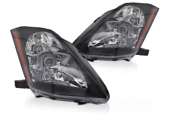 Koplampen ZWART geschikt voor NISSAN 350Z 03-05