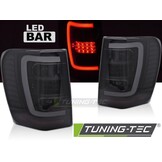 Achterlichten CHRYSLER JEEP GRAND CHEROKEE 99-05 Zwart Smoke LED