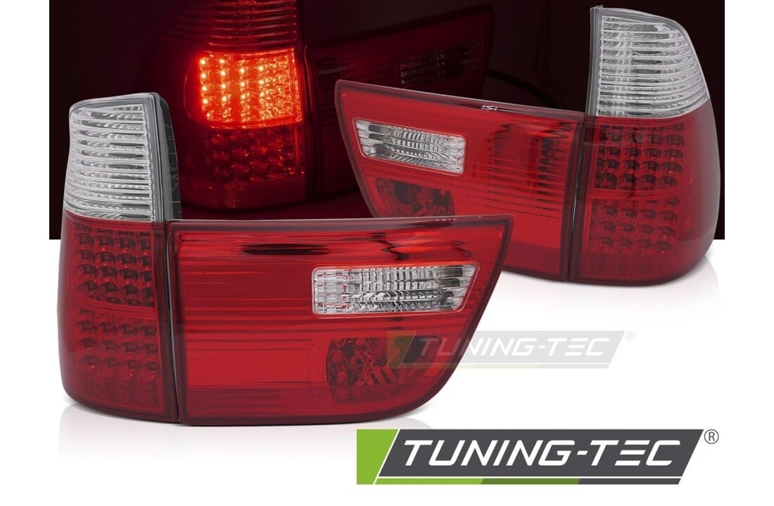 LED Achterlichten Rood Wit geschikt voor BMW X5 E53 09.99-10.03