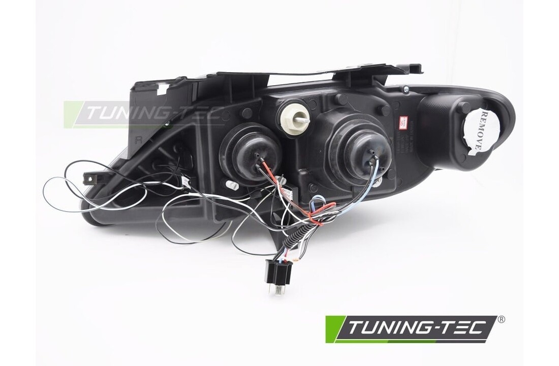 Koplampen Citroën Xsara 97-00 Angel Eyes Zwart