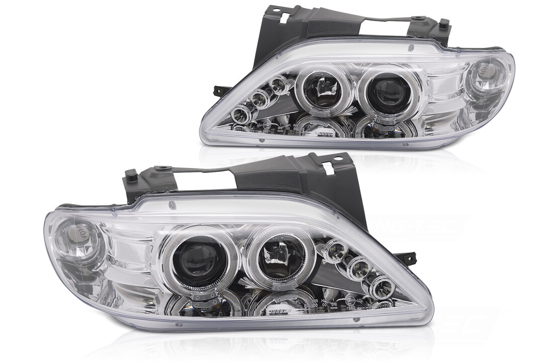 Koplampen Citroën Xsara 97-00 Angel Eyes Chroom