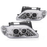 Koplampen Citroën Xsara 97-00 Angel Eyes Chroom