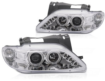 Koplampen Citroën Xsara 97-00 Angel Eyes Chroom