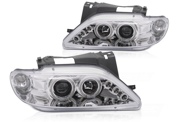 Koplampen Citroën Xsara 97-00 Angel Eyes Chroom