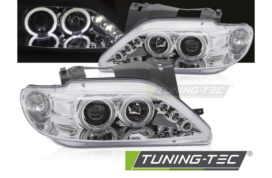 Koplampen Citroën Xsara 97-00 Angel Eyes Chroom