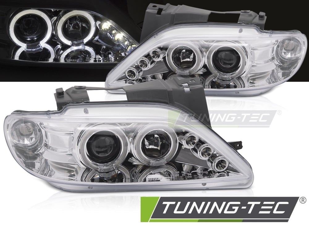 Koplampen Citroën Xsara 97-00 Angel Eyes Chroom