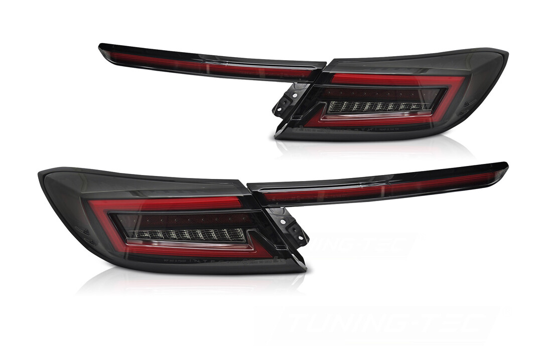 Achterlichten LED BAR Zwart Rook Dynamisch geschikt voor TOYOTA GR86 21-