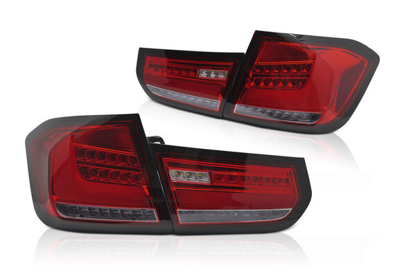 Achterlichten LED BAR Rood Dynamisch Knipperlicht geschikt voor BMW F30 (2011-2015)