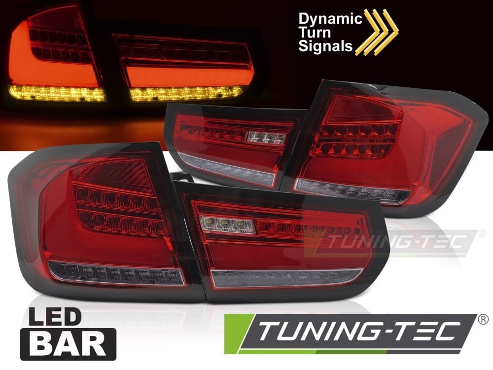 Achterlichten LED BAR Rood Dynamisch Knipperlicht geschikt voor BMW F30 (2011-2015)