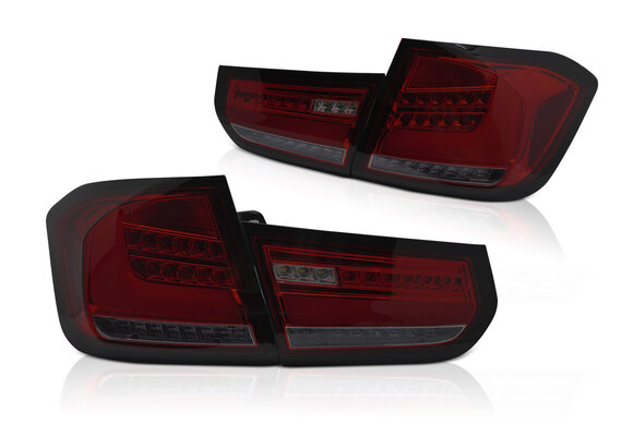 LED BAR Achterlichten Rookrood Sequentieel geschikt voor BMW F30 11-15