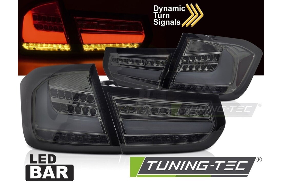 LED BAR Achterlichten Rookglas Dynamisch Knipperlicht geschikt voor BMW F30 (11-15)