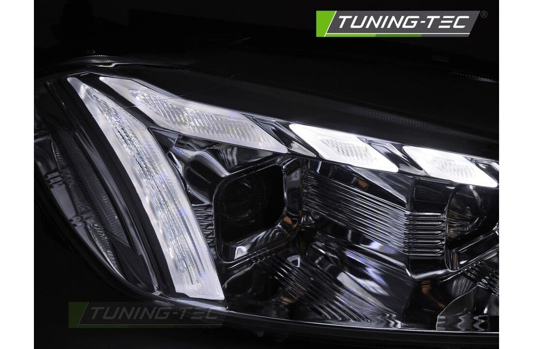 Koplampen geschikt voor VW Golf 7 17-19 Chroom LED DRL Dynamisch Knipperlicht Welkomstfunctie