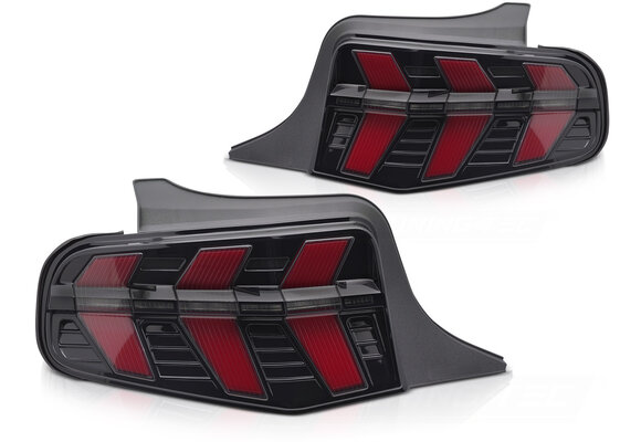 Achterlichten LED Zwart Dynamic geschikt voor Ford Mustang 2010-2013