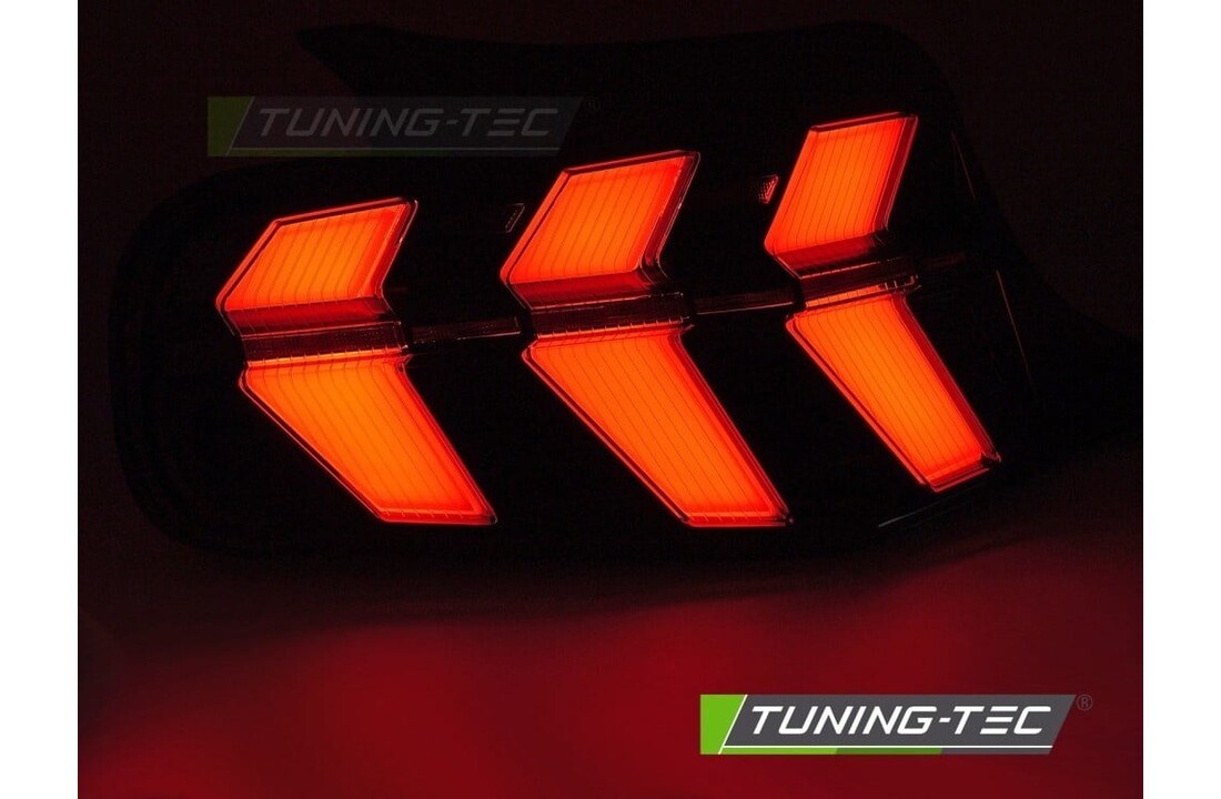 Achterlichten LED Zwart Dynamic geschikt voor Ford Mustang 2010-2013