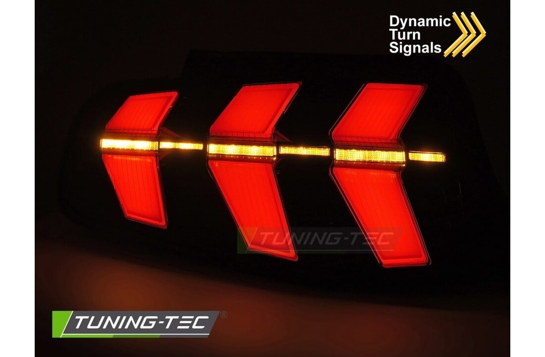 Achterlichten LED Zwart Dynamic geschikt voor Ford Mustang 2010-2013