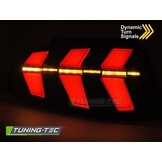 Achterlichten LED Zwart Dynamic geschikt voor Ford Mustang 2010-2013