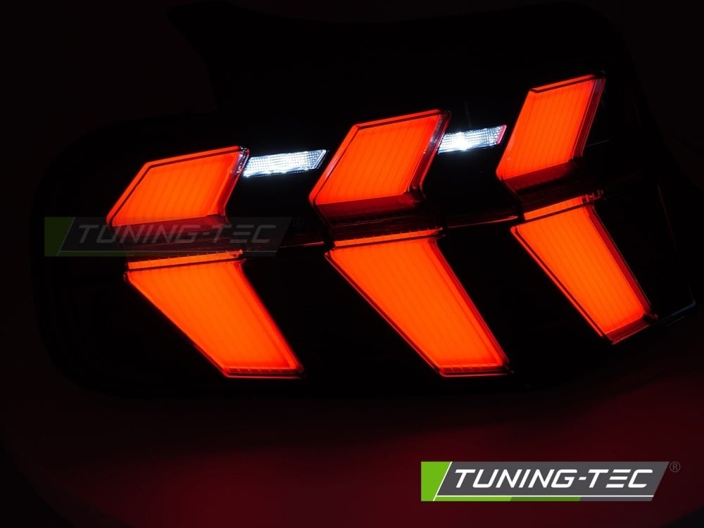 Achterlichten LED Zwart Dynamic geschikt voor Ford Mustang 2010-2013