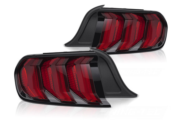 Achterlichten geschikt voor Ford Mustang 14-22 Rood LED met Dynamisch Knipperlicht