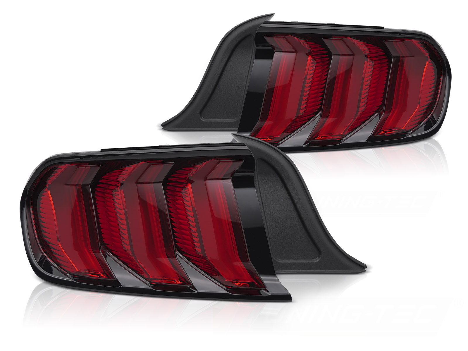 Achterlichten geschikt voor Ford Mustang 14-22 Rood LED met Dynamisch Knipperlicht