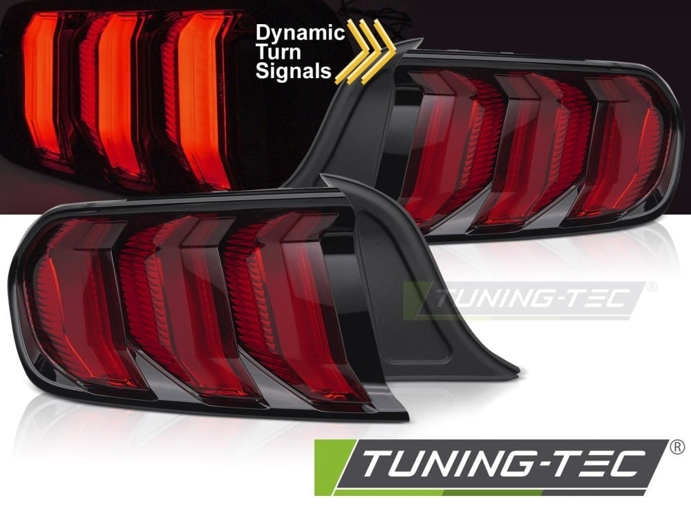 Achterlichten geschikt voor Ford Mustang 14-22 Rood LED met Dynamisch Knipperlicht