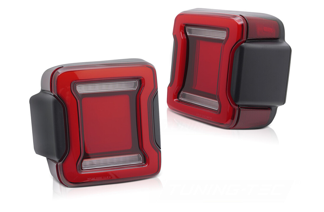 Achterlichten LED rood voor Jeep Wrangler JL 2018-2023