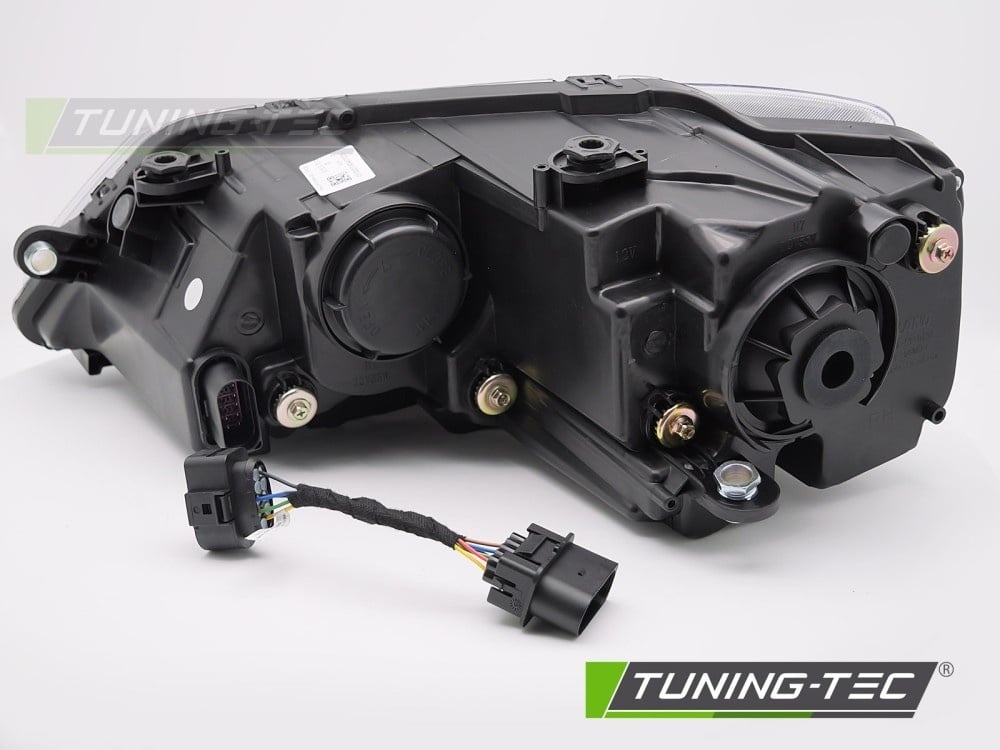 Koplampen Tube Light Zwart geschikt voor VW Jetta VI 11-18