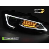 Koplampen Zwart LED geschikt voor VW Polo V 09-17