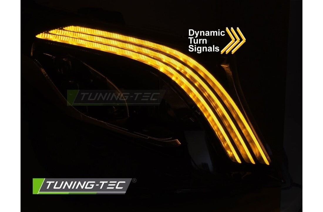 Full LED Koplampen Zwart geschikt voor Mercedes W205 14-21