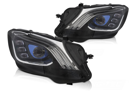 Koplampen Full LED Zwart geschikt voor Mercedes W222 (2013-2017)