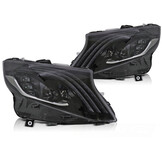 Koplampen LED ZWART geschikt voor MERCEDES V-KLASSE / VITO W447 14-23