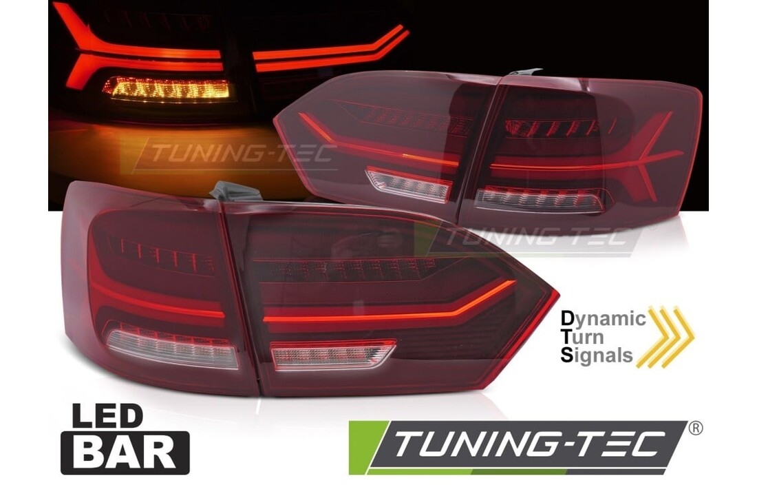 LED BAR Achterlichten Rood/Wit geschikt voor VW Jetta VI (11-14)