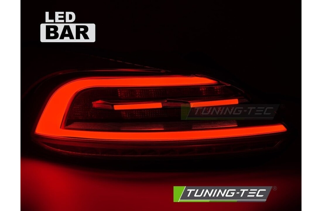 Achterlichten LED BAR Rood geschikt voor VW Scirocco III (08-14)