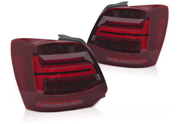LED Achterlichten met LED Bar Rood geschikt voor VW Polo V 09-17