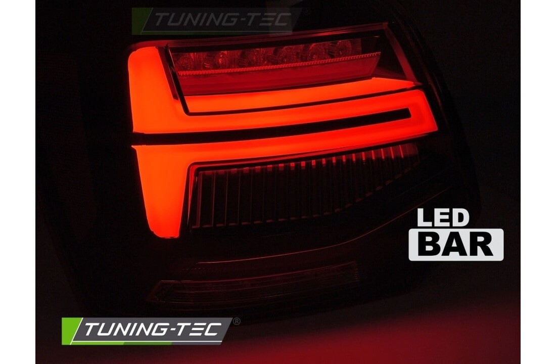 LED Achterlichten met LED Bar Rood geschikt voor VW Polo V 09-17